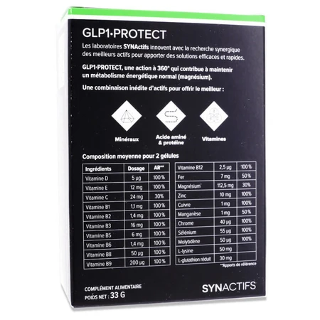ARAGAN SYNACTIFS GLP-1 PROTECT MULTI COMPLEX 60 CAPSULES