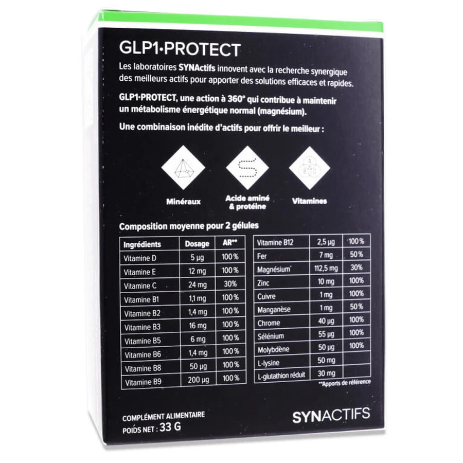 ARAGAN SYNACTIFS GLP-1 PROTECT MULTI COMPLEX 60 CAPSULES