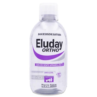 ELUDAY ORTHO ENJUAGUE BUCAL DIARIO PARA DIENTES CON APARATO ORTODÓNTICO 500 ML
