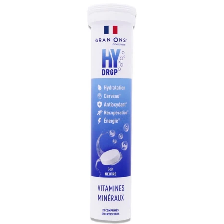 GRANIONS HYDROP NEUTRE 20 COMPRIMÉS EFFERVESCENTS