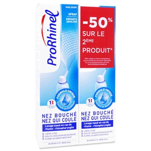 PRORHINEL NOSE AND THROAT SPRAY 2X100 ML FOR CHILDREN AND ADULTS