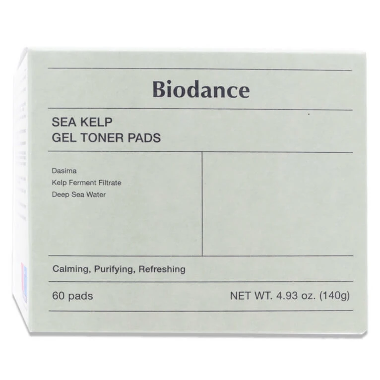 BIODANCE SEA KELP SOOTHING GEL TONER, 60 PATCHES