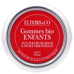 ELIXIRS & CO: CHICLE ECOLÓGICO PARA NIÑOS, SABOR A FRESA, 45 G