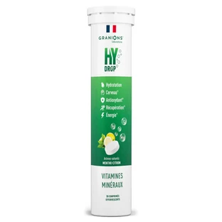 GRANIONS HYDROP MENTHE CITRON 20 COMPRIMÉS EFFERVESCENTS