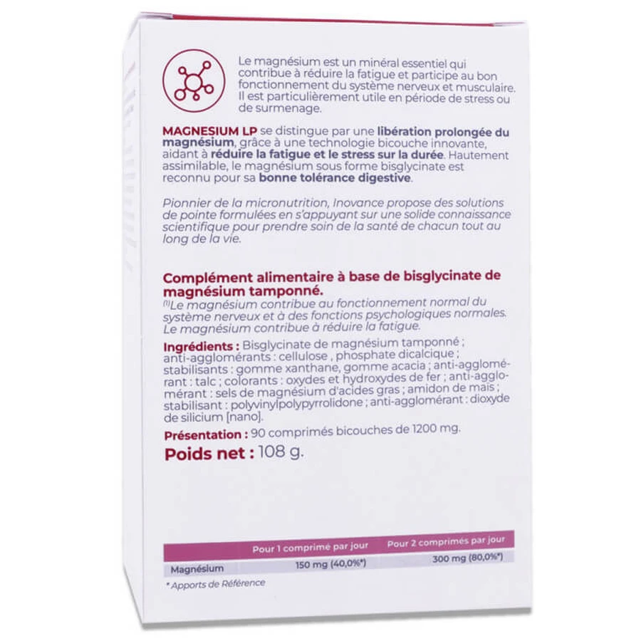 INOVANCE MAGNESIO LP 90 COMPRIMIDOS