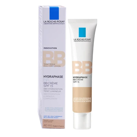 LA ROCHE-POSAY HYDRAPHASE BB CREAM LSF 15, HELLER FARBTON, 40 ML