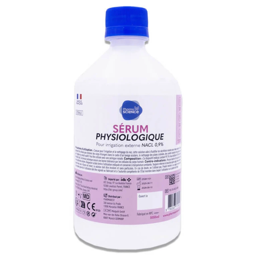 PHARMASCIENCE SALINE SOLUTION 500 ML