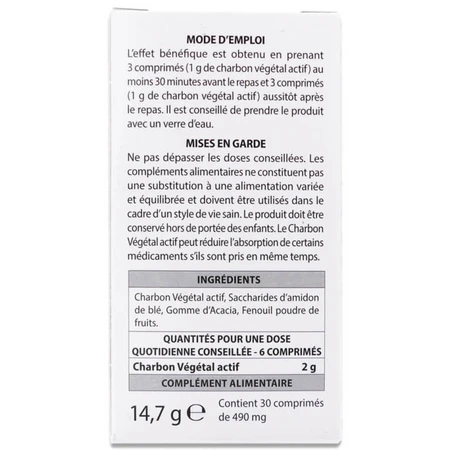 ABOCA PFLANZENKOHLE 30 TABLETTEN