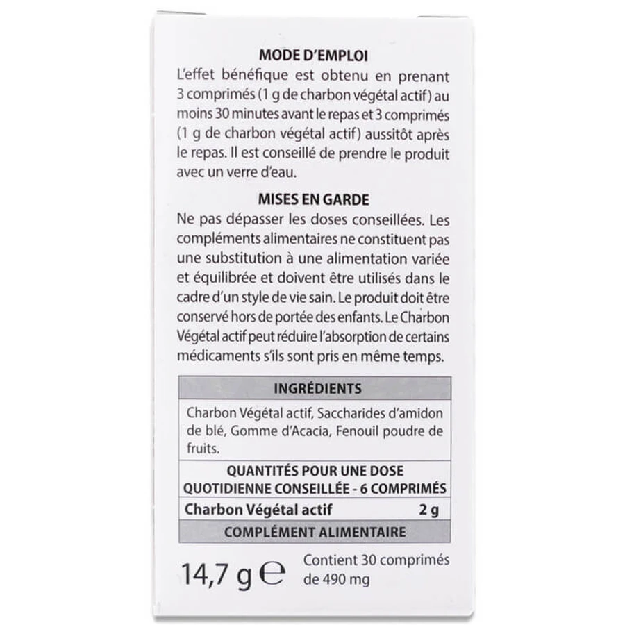 ABOCA PFLANZENKOHLE 30 TABLETTEN