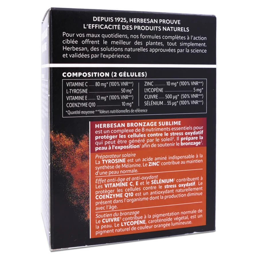 HERBESAN SUBLIME TANNING 60 CAPSULES