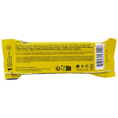 NAAK ULTRA ENERGY BATOANE CU UNT DE ALUNE ȘI CIOCOLATĂ 50G
