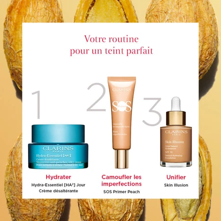 CLARINS SOS PEACH PRIMER CONCEALS IMPERFECTIONS 30ML