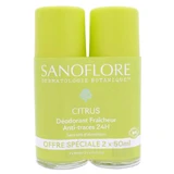 SANOFLORE ORGANIC CITRUS FRESHNESS DEODORANT, 2-PACK (50 ML EACH)