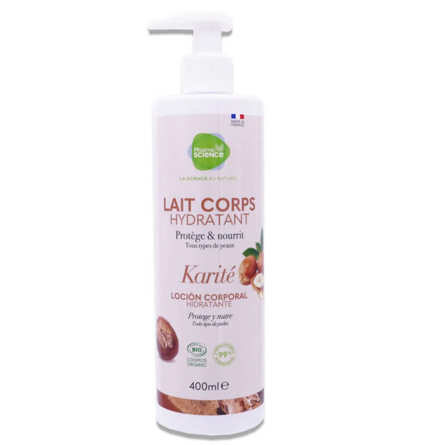 LAPTE DE CORP HIDRATANT CU UNU DE KARITÉ BIO PHARMASCIENCE 400 ML