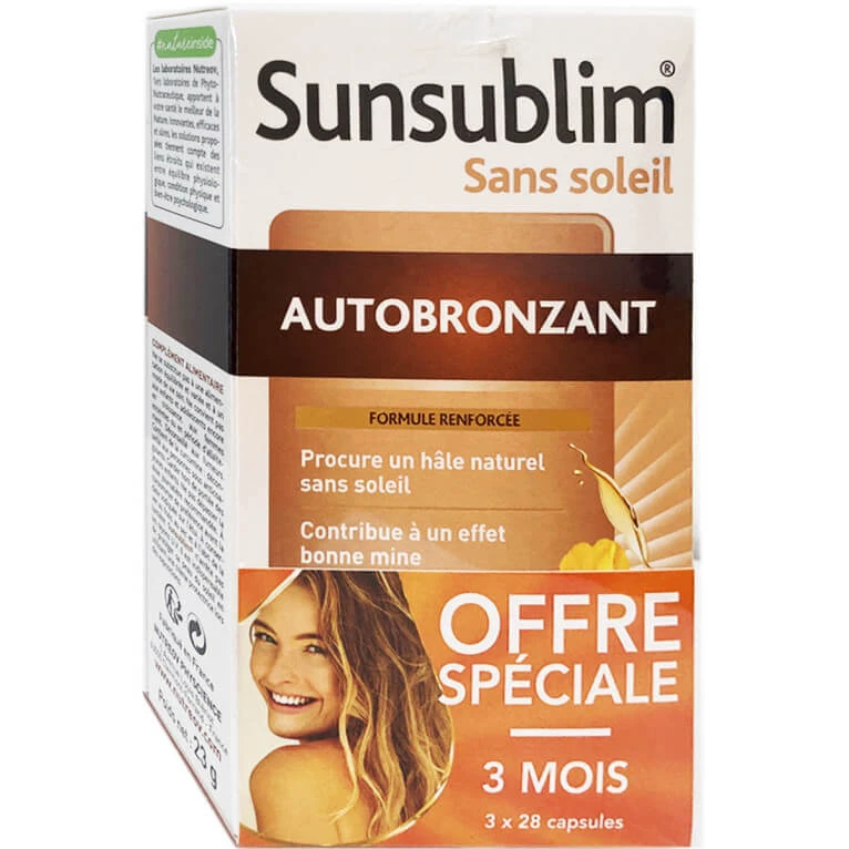 NUTREOV SUNSUBLIM SELF-TANNING WITHOUT SUN 3x28 CAPSULES