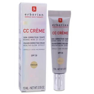 ERBORIAN CC CORRECTING CREAM, PORCELAIN SHADE, SPF 30, 15 ML