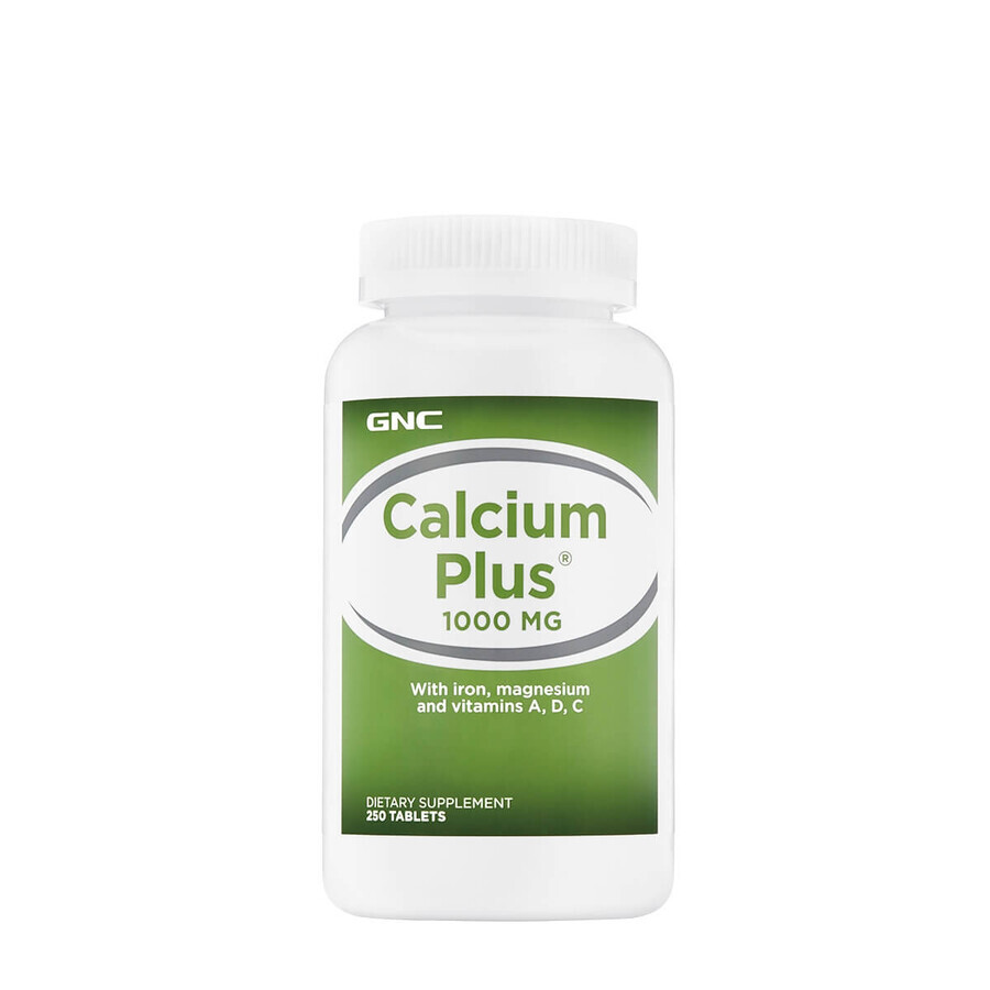 Cumpără Gnc Calcium Plus 1000 Mg, Calciu, 250 Tb Gnc Calcium Plus 1000 Mg, Calciu, 250 Tb