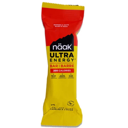 NAAK ULTRA ENERGY BARRE BAIES & NOIX 50G
