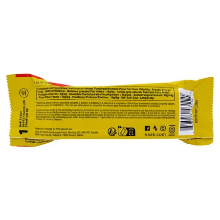 NAAK ULTRA ENERGY BARRE BAIES & NOIX 50G