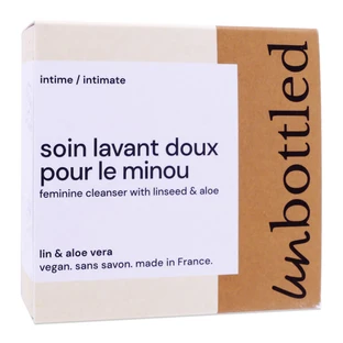 UNBOTTLED SOIN LAVANT DOUX POUR LE MINOU VEGAN SANS SAVON 90G