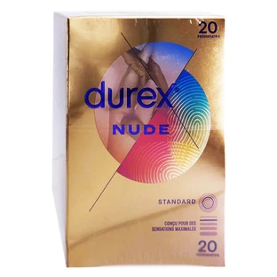 DUREX NUDE STANDARD 20 CONDOOMEN