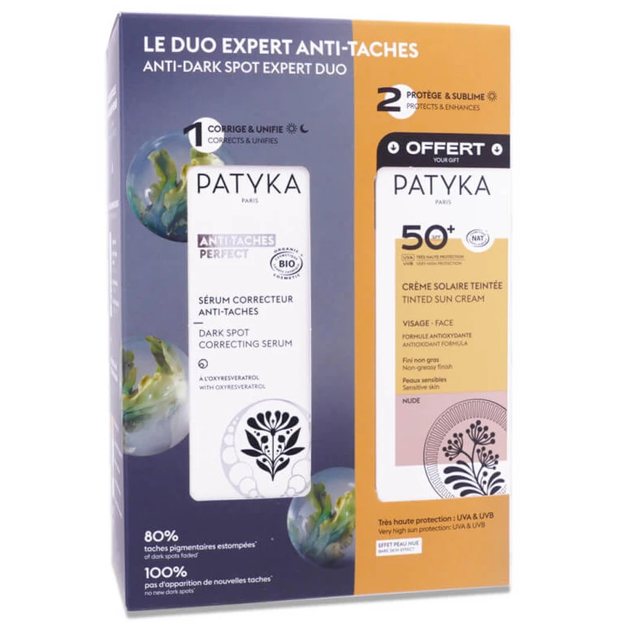 PATYKA COFFRET DUO EXPERT ANTI TACHES SERUM + CREME SOLAIRE