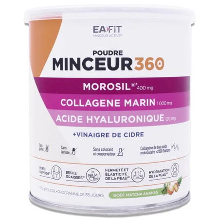 EAFIT 360 MATCHA-ANANAS-ABNEHM-PULVER 275 G