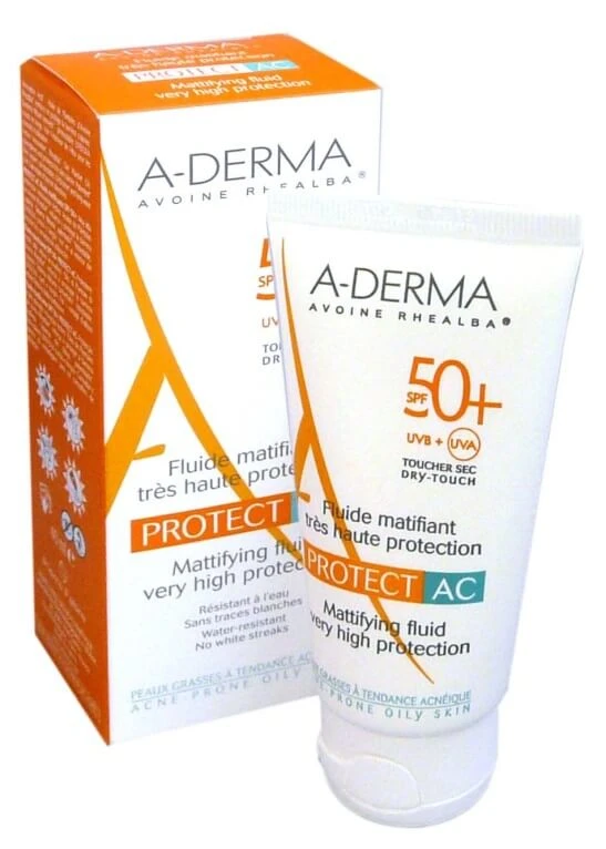 ADERMA PROTECT AC MATTIFYING LOTION SPF 50+ 40 ML