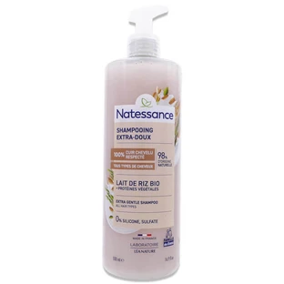 NATESSANCE SHAMPOOING EXTRA DOUX LAIT DE RIZ BIO 500ML