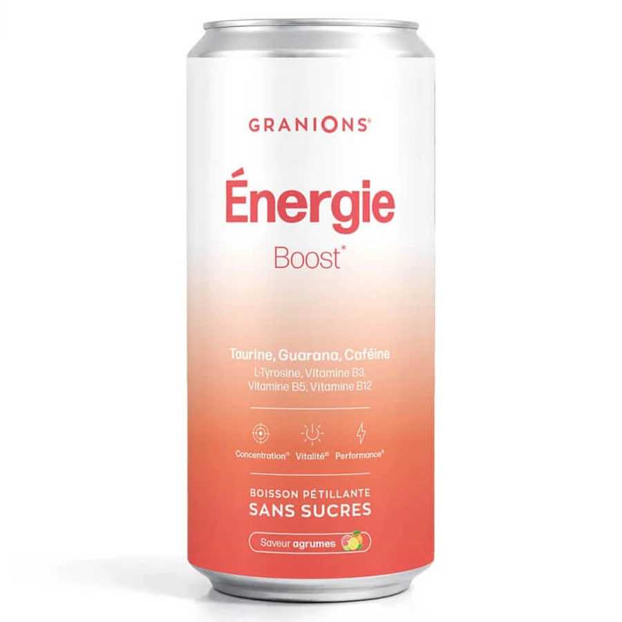 GRANIONS ENERGIE ZUCKERFREIES ZITRUS-SPRUDELGETRÄNK 330 ML