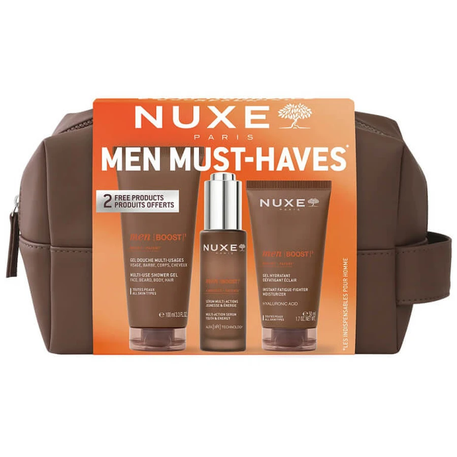NUXE MEN MUST-HAVES GIFT SET: 3 SKINCARE PRODUCTS