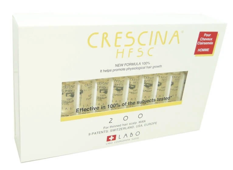 CRESCINA HFSC 200 FOR MEN, 20 AMPOULES