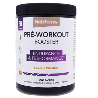 NAT & FORM PRE-WORKOUT BOOSTER 30 PORTIES, PASJESVRUCHTSMAAK