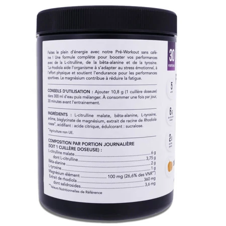 NAT & FORM PRE-WORKOUT BOOSTER 30 PORTIES, PASJESVRUCHTSMAAK