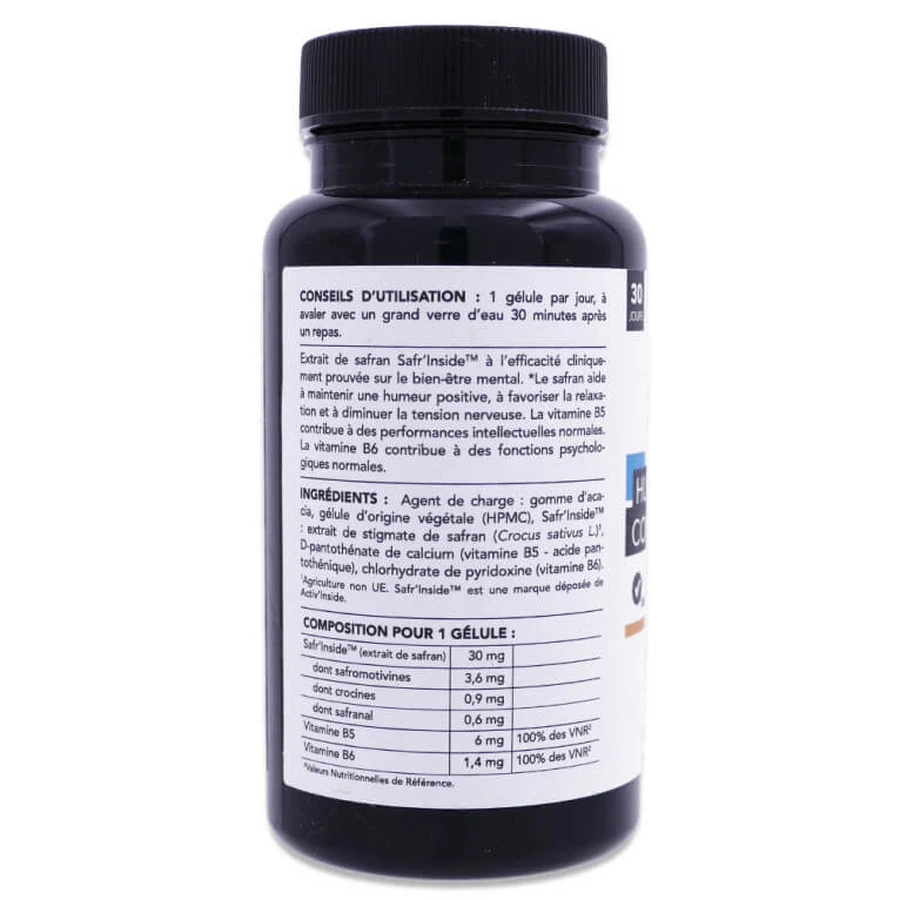 NAT&FORM SAFRAN MOOD & STRESS 30 CAPSULES