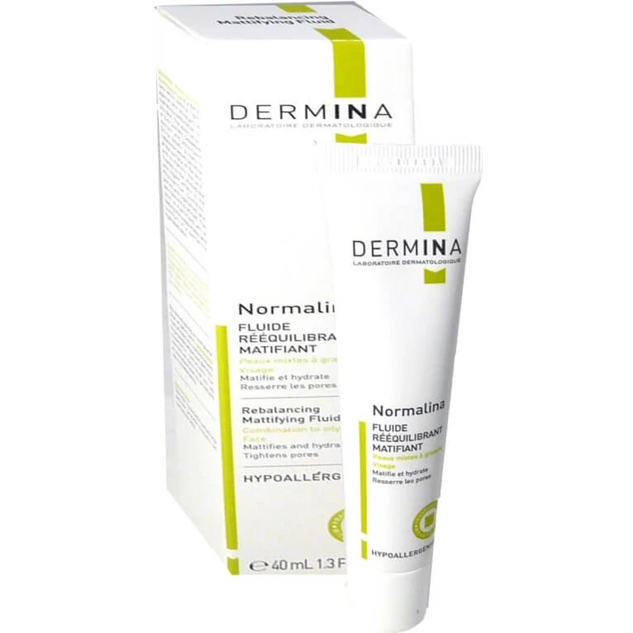 DERMINA NORMALINA FLUIDE REEQUILIBRANT MATIFIANT 40ML