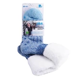 AIRPLUS ALOE CABIN MOISTURIZING SOCKS, BLUE, SIZE 35-41