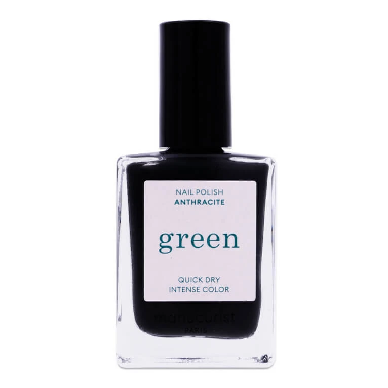 MANUCURIST GREEN ANTHRACITE NAIL POLISH NEW 15ML