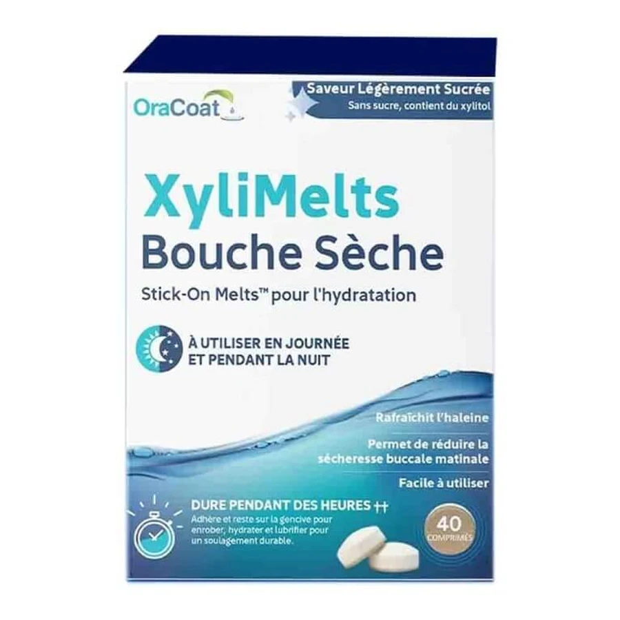 XYLIMELTS 40 COMPRIMIDOS SIN AZÚCAR PARA LA BOCA SECA