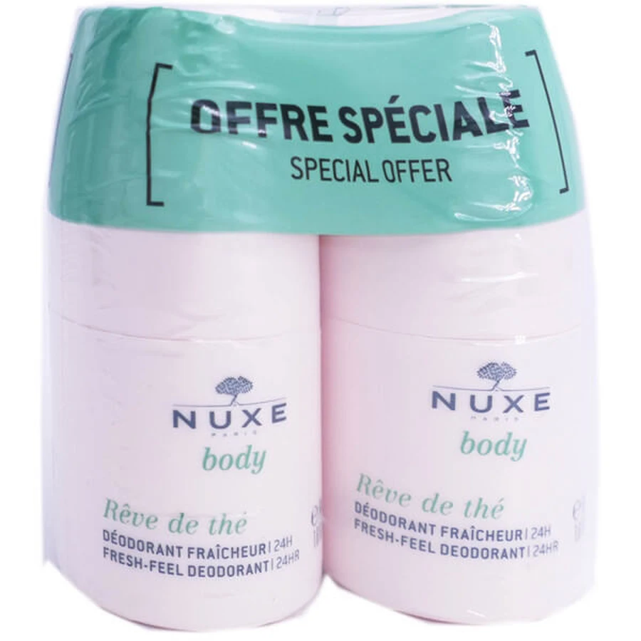 NUXE BODY REVE DE THE FRESHNESS DEODORANT 2 × 50 ml