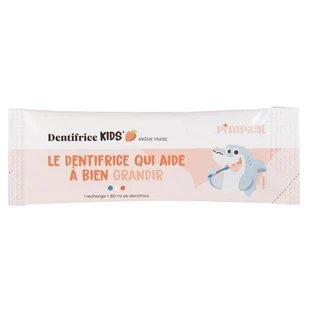 PIMPANT KIDS, PASTA DE DIENTES EN POLVO (PARA DILUIR) SABOR A FRESA, 8 G