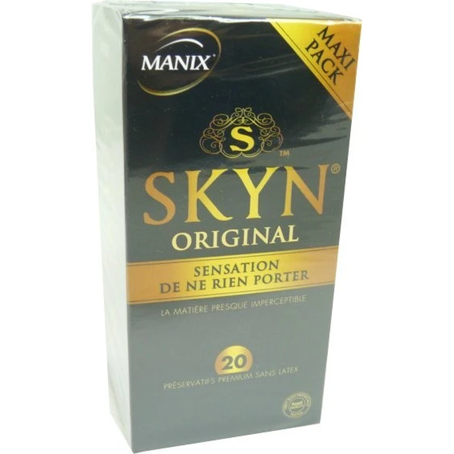 MANIX SKYN ORIGINAL MAXI PACK, BOX OF 20