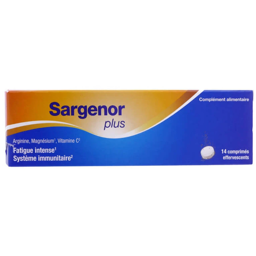 SARGENOR PLUS 14 EFFERVESCENT TABLETS