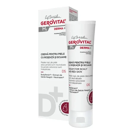 Gerovital H3 Derma+ crème voor rode en schilferige huid, 50ml, Farmec