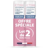 DUCRAY ICTYANE MOISTURIZING STICK FOR DRY LIPS, PACK OF 2 X 3G