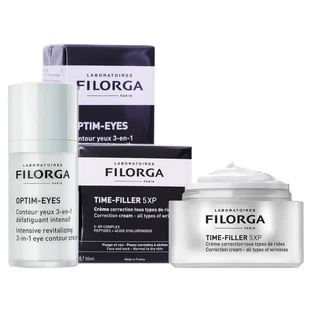 FILORGA TIME FILLER 5XP WRINKLE CORRECTION CREAM + OPTIM EYES