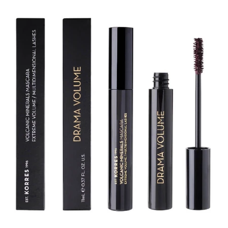 KORRES VOLCANIC MINERALS MASCARA DRAMA VOLUME 02 PLUM BROWN 11 ml