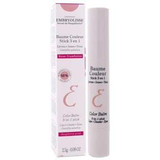 EMBRYOLISSE BÁLSAMO LABIAL 3 EN 1 EN BARRA, ROSA FRAMBUESA, 2,5 G