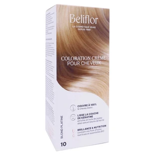 BELIFLOR CREMA TINTORIAL PARA EL CABELLO 10 RUBIO PLATINO 120 ML