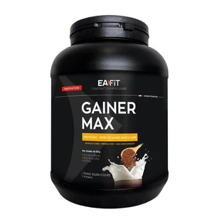 EAFIT GAINER MAX PROTEIN VOOR SPIEROPBOUW, SMAAK DUBBELE CHOCOLADE, 1,1 KG